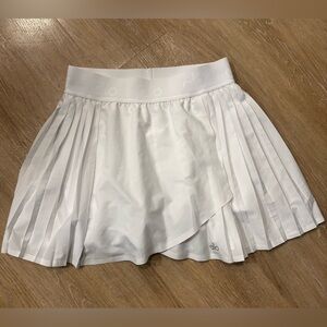 Alo Yoga Aces Skirt Small White
